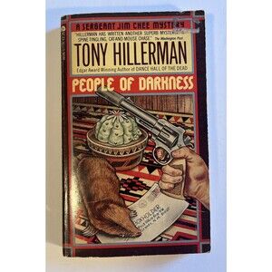 People Of Darkness Tony Hillerman 1st Avon Printing 1982 Chee Pulp Rare PB